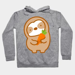 Cute Carrot Sloth Hoodie